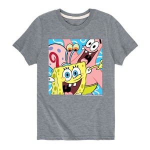 Boys' - SpongeBob SquarePants - Patrick Gary Short Sleeve Graphic T-Shirt - 1 of 4