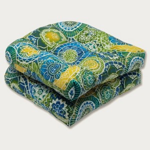 2-Piece Outdoor Wicker Seat Cushions - Omnia - Pillow Perfect - 1 of 3