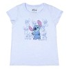 Seven Times Six Disney Girls' Lilo & Stitch Experiment 626 Stitch Design T-Shirt Blue - 2 of 4