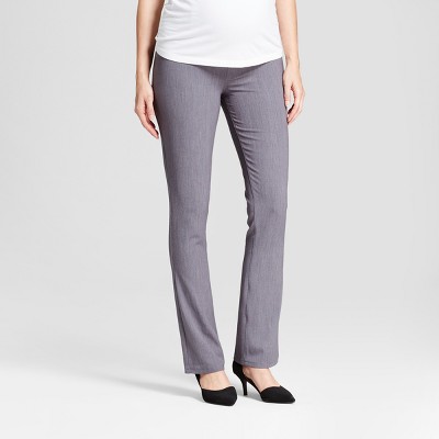 grey maternity work trousers