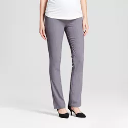 Over Belly Bootcut Maternity Trousers - Isabel Maternity by Ingrid & Isabel™ Heather Gray 12