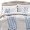 BrylaneHome Seersucker Printed 3 Piece Comforter Set - 4 of 4