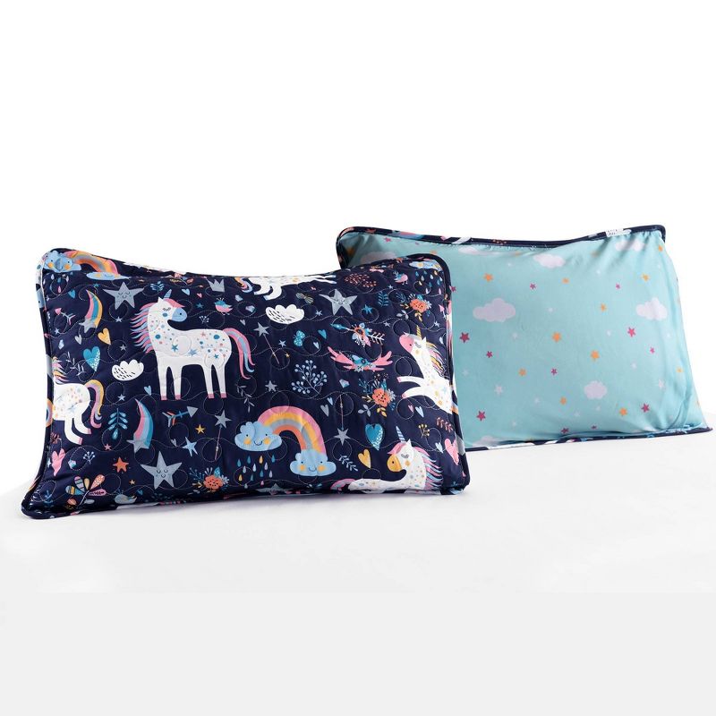 Unicorn Heart Bedding Set with Unicorn Throw Pillow - Lush Décor, 5 of 11