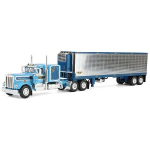First Gear DCP 1/64 Kenworth W900A Flat Top Sleeper & Vintage Trailer with Reefer Legacy Series #2: Western Distributing "Crippled Cowboy" 69-2045 - 1 of 4