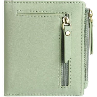 FATMOON Bifold Wallets -RFID Blocking Wallets for Men & Women PU Leather Bifold Credit Card Holder with 2 Zipper Coin Pockets,for Everyday Use