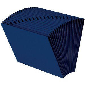 Smead Expanding File, Alphabetic (A-Z), 21 Pockets, Letter Size, Navy (70720) - 1 of 2