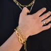 Slate by Rebl Figaro Chain Bracelet  Stainless Steel - 2 of 2