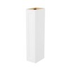HOMLUX Easy-DIY 12 in D x 42 in H in Shaker White Ready to Assemble Wall Kitchen Cabinet 1 Door-3 Shelves - 4 of 4
