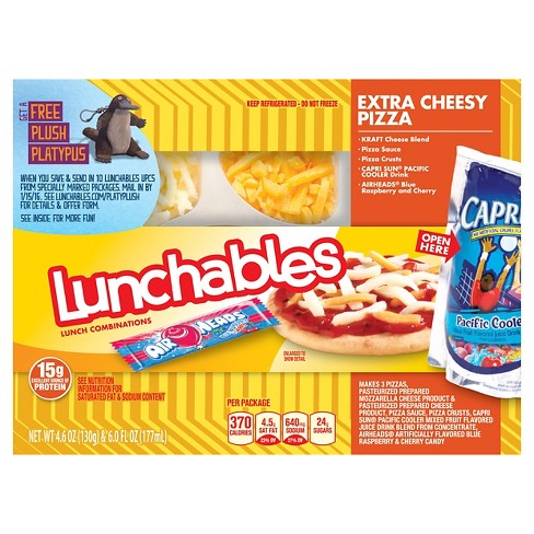 Oscar Mayer Extra Cheesy Pizza Lunchables - 10.6oz : Target