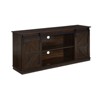 GlasFlength TV Stands and Consoles Modern Minimalist TV Stand with Open Storage for Living Room, Brown,58”*15.5”*27.4" - 4 of 4