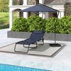 PAGED Folding Lawn Chair Camping Chair with Pillow Steel Frame, Breathable Mesh for Camping, Garden, Beach, Patio - 2 of 4