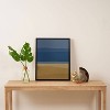 Deny Designs 16" x 20" Orara Studio Modern Framed Art Canvas Blue/Brown : UV Resistant, Wood Composite Frame, Abstract Digital Art - 4 of 4