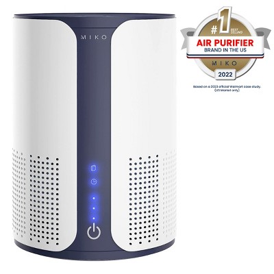 Miko Hepa Air Purifier With Essential Oil Diffuser In White : Target