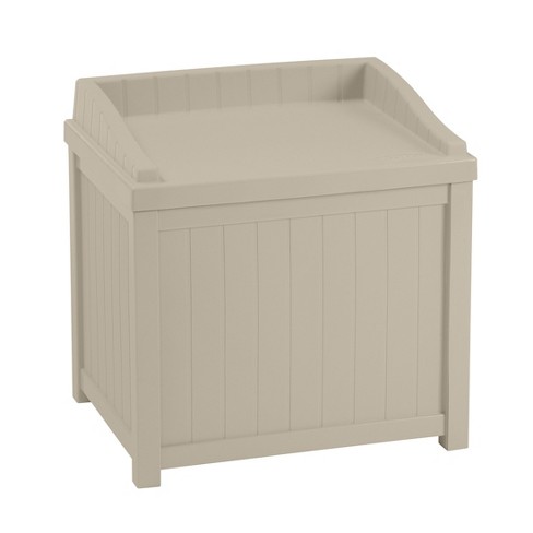 Storage Seat - 22 Gallon - Taupe Brown - Suncast : Target