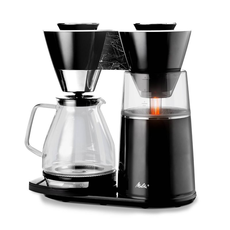 Melitta Vision 12c Drip Coffeemaker with Revolving Dashboard Marble Black, 4 of 12