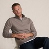 Lands' End Men's Long Sleeve Travel Kit Pique Quarter Zip - 4 of 4