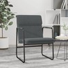 vidaXL Lounge Chair Dark Gray 21.7"x25.2"x31.5" Fabric - Dark Gray - 4 of 4