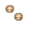 Designs By Gioelli 14K Yellow Gold Hammered Stud Earrings - 3 of 3