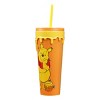 Winnie The Pooh You Had Me At Honey 24 Oz Golden Yellow Honey Drip Tumbler Plastic Cup - 2 of 4