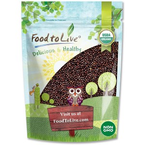 Organic Brown Mustard Seeds - by Food To Live - 1 of 4
