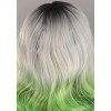 HalloweenCostumes.com  Women Women's Gray and Green Ombre Wig, Green/Gray - 2 of 4