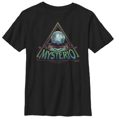 Boy's Marvel Spider-man: Far From Home Mysterio Crystal T-shirt - Black - X  Large : Target
