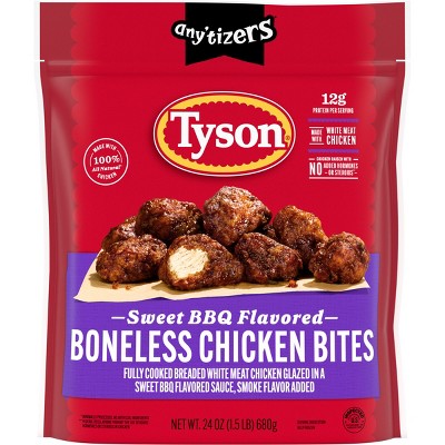 Tyson Any'tizers Honey BBQ Flavored Boneless Chicken Bites - Frozen - 24oz