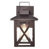 Chloe Lighting Lawrence Transitional 1 Light Oil Rubbed Bronze Outdoor Wall Sconce 11" Height - 2 of 4