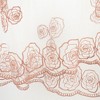 Anna-Kaci Women's Sheer Lace Neck Scarf with Embroidered Rose Floral Edging and Scalloped Trim Detail - 4 of 4