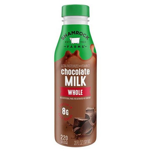 Shamrock Farms Vitamin D Chocolate Milk - 20 Fl Oz : Target