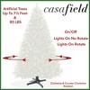 Casafield Rotating Christmas Tree Stand - 360-Degree Revolving Base for Up to 7.5 FT Artificial Tree, Green - 2 of 4