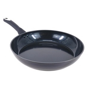 Oster Hawke Ceramic Nonstick Aluminum Frying Pan in Dark Blue - 1 of 4