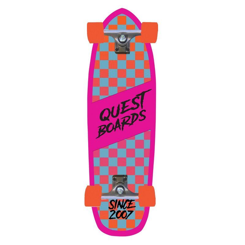 Quest Boards 36&#34; Cruiser Skateboard - Pink, 2 of 4