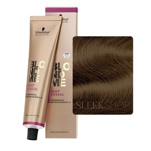 Schwarzkopf BlondMe Bond Enforcing Blonding Toning - Deep Tones - Blonde Me Haircolor Toner Dye Hair Color - 1 of 2