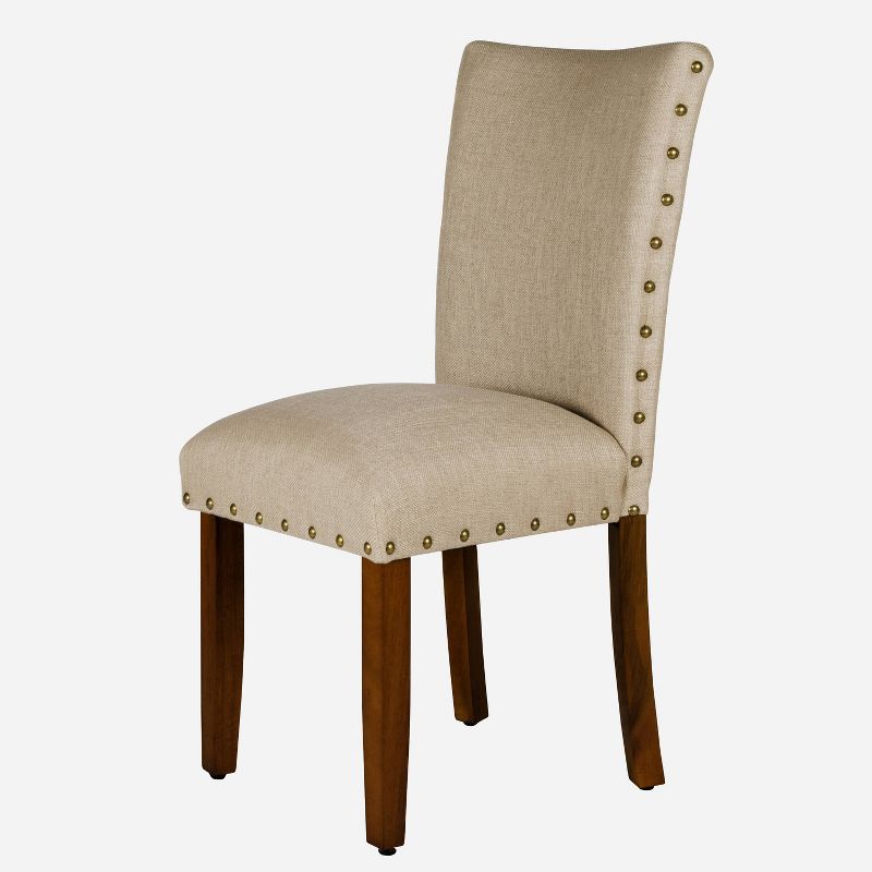 Set of 2 Classic Parsons Chair with Nailhead Trim - Homepop, 5 of 19