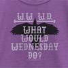 Girl's Wednesday WWWD What Would Wednesday Do T-Shirt - 2 of 4