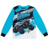 Monster Jam Trucks Grave Digger El Toro Loco Megalodon Pullover Pajama Shirt and Pajama Pants Sleep Set Toddler - 3 of 4