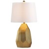 StyleCraft Painted Gold Table Lamp Gold : Modern Adjustable Head, 3-Way Switch, Linen Shade - 2 of 4