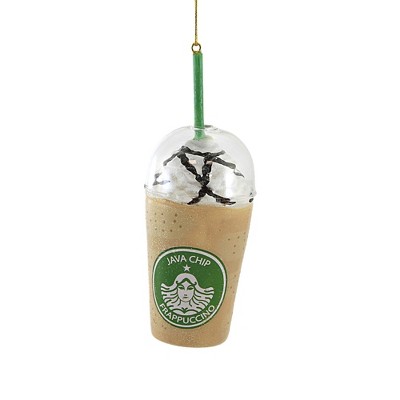 Holiday Ornament 5.5" Frappuccino Drink Star Bucks Coffee  -  Tree Ornaments