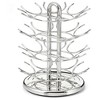 Coffee Pod Carousel ¨C Nickel Chrome Finish, 28 Pod Capsule Holder, Spins 360-Degrees, Lazy Susan Platform, Home or Office Kitchen Counter Organizer - 2 of 4
