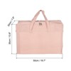 Unique Bargains Foldable Clothes Blanket Organizer with Carrying Handle Closet Storage Bag 35L - 2 of 4