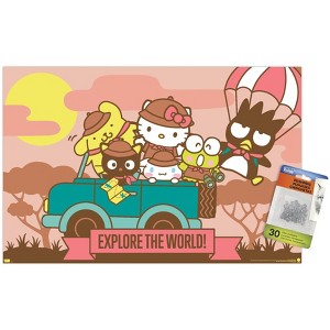 Trends International Hello Kitty and Friends: 22 Seize The Moment - Safari Unframed Wall Poster Prints - 1 of 4