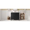 Osparple 36" Bathroom Multi-function Vanity with Sink Free Standing Bathroom Cabinet with Soft Closing Door and Tip-out Drawer - 2 of 4