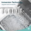 EUHOMY Tabletop Ice Maker - 26.5 lbs Daily Capacity, Bullet Ice in 6 Min, Quiet & Compact, Easy-to-Use, 1.5L Tank - 3 of 4