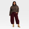 Women's Textured Mock Turtleneck Pullover Sweater - Universal Thread™ - 3 of 3