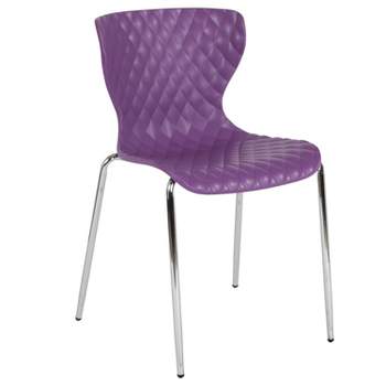 Flash Furniture Lowell Contemporary Design Plastic Stack Chair
