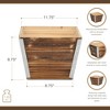 Cheung's Cavorn Tapered Square Brown Planter Bucket - Medium - 2 of 4