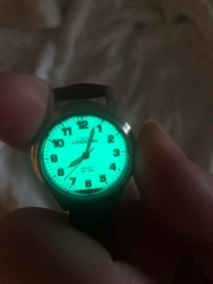 Women s Timex Indiglo Expedition Field Watch With Nylon leather