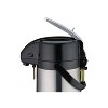 Winco Stainless Steel Lined Airpot, 3-Liter, Lever Top With 4 color tags - 2 of 4