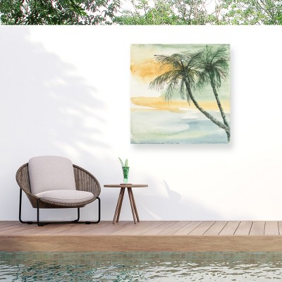 Trademark Fine Art -"Island Sunset Ii" Outdoor Canvas